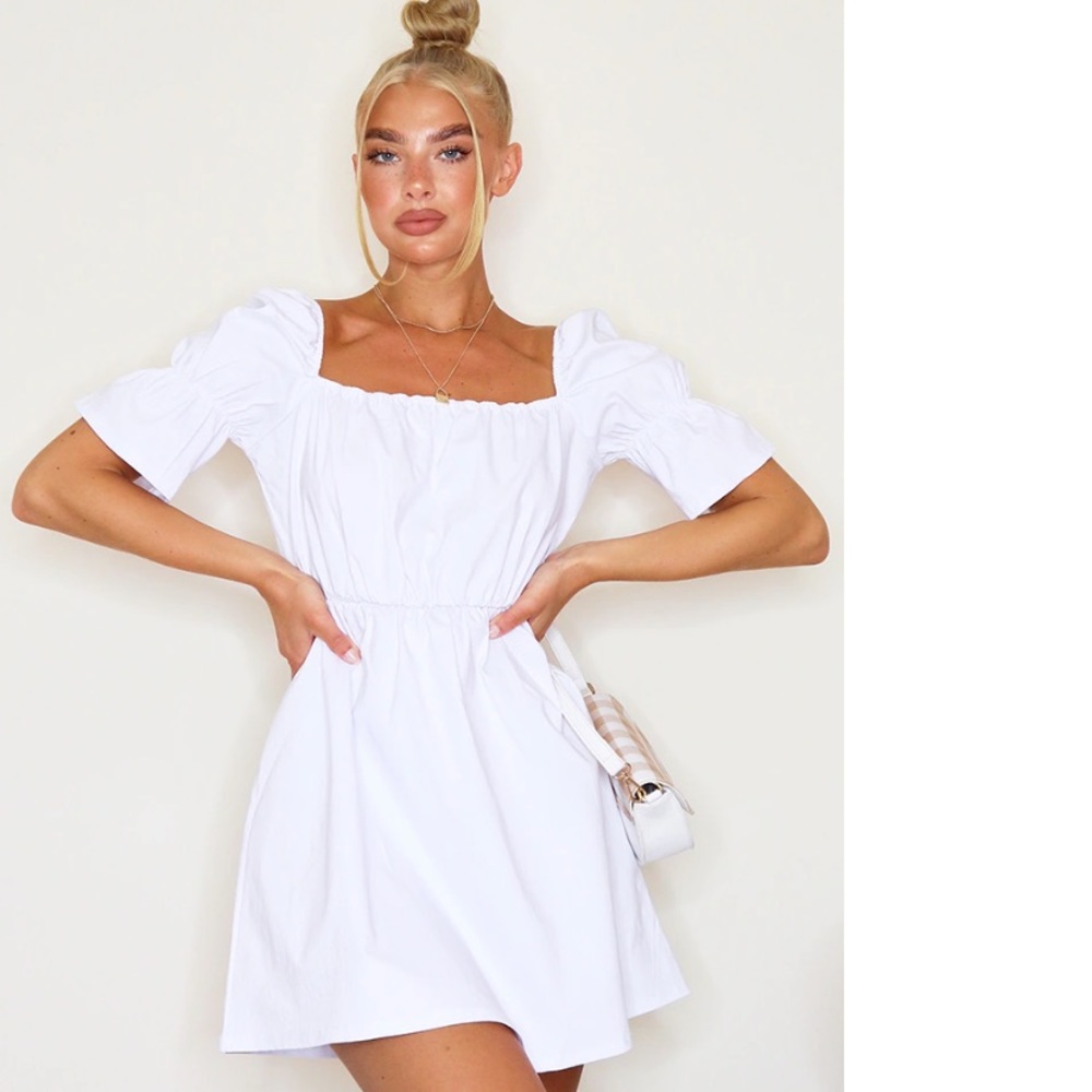 Mini white dress
